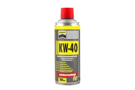 KF001 Універсальне мастило KW-40 (200ml) KRAFT підбір по vin на Brocar