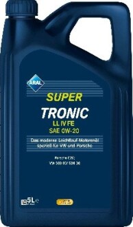 15F460 Олива моторна Super Tronic LL IV FE SAE 0W20 (5 Liter) ARAL підбір по vin на Brocar