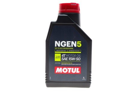 839301 Олива для 4-х тактних двигунів синтетична естерова MOTUL NGEN 5 15W50 4T 1L MOTUL підбір по vin на Brocar