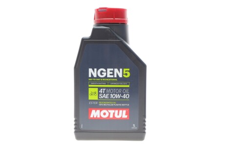 839101 Олива для 4-х тактних двигунів синтетична естерова MOTUL NGEN 5 10W40 4T 1L MOTUL підбір по vin на Brocar