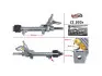 CI203R Рульова рейка з ГПК відновлена Peugeot 306 93-02, Peugeot Partner 96-08, Citroen Berlingo 96-08 MSG підбір по vin на Brocar