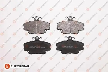 1617250780 Колодки гальмівні дискові (комплект 4 шт) EUROREPAR підбір по vin на Brocar