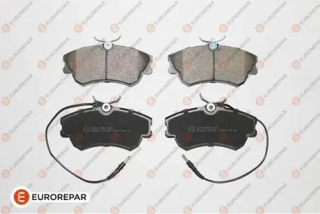 1617254680 Колодки гальмівні дискові (комплект 4 шт) EUROREPAR підбір по vin на Brocar