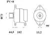 MG815 Генератор MAHLE / KNECHT підбір по vin на Brocar