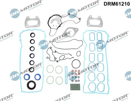 DRM61210 Комплект прокладок з різних матеріалів DR.MOTOR подбор по vin на Brocar