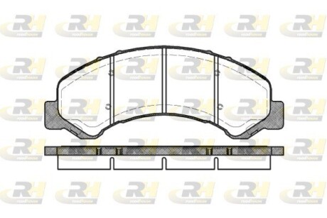 276300 Гальмівні колодки дискові ROADHOUSE підбір по vin на Brocar