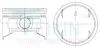 Поршни +0.25mm (к-кт на мотор) Mitsubishi 6G72 24v D53A/EA8A/K96W/K86W 43278025