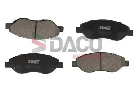 322711 Колодки гальмівні дискові пер. DACO підбір по vin на Brocar