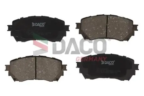 322247 Колодки гальмівні дискові пер. DACO підбір по vin на Brocar