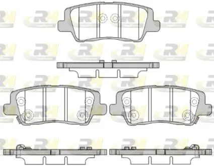 2156405 Гальмівні колодки дискові ROADHOUSE подбор по vin на Brocar