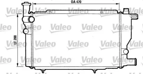 810892 Радиатор, охлаждения дивгателя VALEO підбір по vin на Brocar