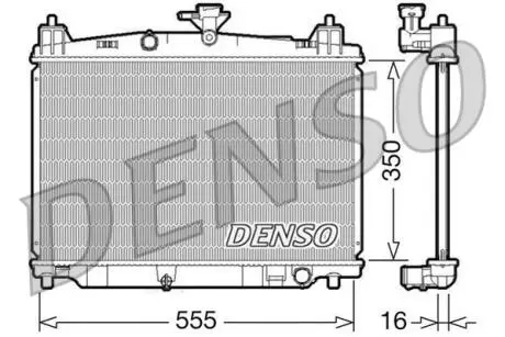 DRM44016 Датчик ABS, передний DENSO підбір по vin на Brocar