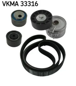 VKMA33316 Поліклиновий ремінь SKF підбір по vin на Brocar