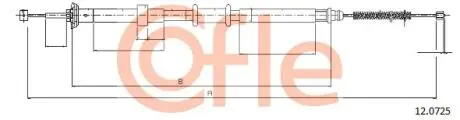 92120725 Трос, стояночная тормозная система COFLE підбір по vin на Brocar