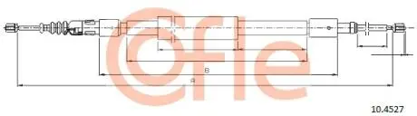 92104527 Трос, стояночная тормозная система COFLE підбір по vin на Brocar