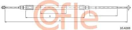 92104269 Трос, стояночная тормозная система COFLE підбір по vin на Brocar