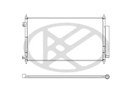 CD081092 Радиатор, охлаждения дивгателя KOYO підбір по vin на Brocar