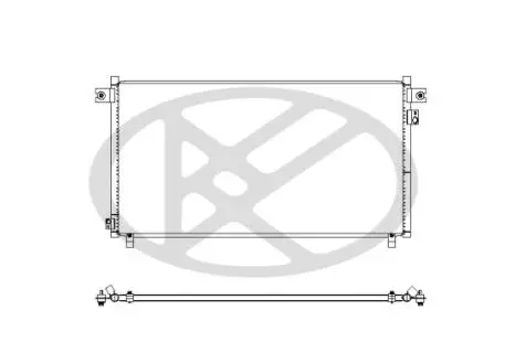 CD020509 Радіатор кондиціонера KOYO підбір по vin на Brocar