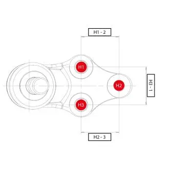 CB0603 Опора кульова Fiat Doblo 01- (вир-во CTR) CTR підбір по vin на Brocar