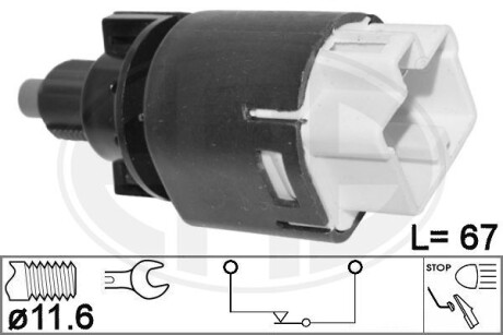 331009 Вмикач сигналу стоп ERA підбір по vin на Brocar