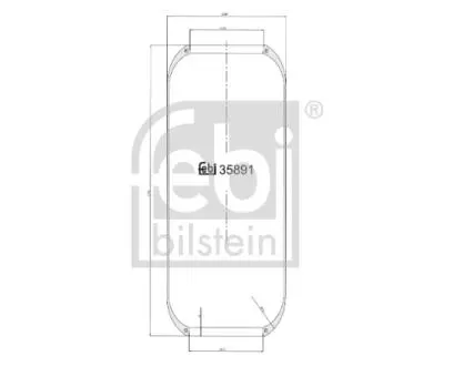 35891 Подушка амортизуюча FEBI BILSTEIN підбір по vin на Brocar