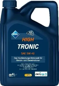 15F47C Олива моторна High Tronic SAE 5W40 (4 Liter) ARAL подбор по vin на Brocar