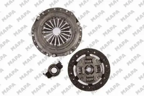 002180700 К-кт зчеплення 180mm VW Polo, Golf 0,9-1,3 -89 MAPA підбір по vin на Brocar