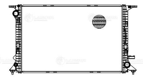 LRC1804 Радіатор охолодження Audi A4 (07-)/A5 (07-)/A6 (11-)/A7 (10-) 2.7D/3.0D 2.5i/2.8i/3.0i M/A (LRc 1804) Luzar LUZAR підбір по vin на Brocar