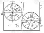 LFK0543 Електровентилятори охолодження з кожухом (2 вент.) Chevrolet Captiva/Opel Antara (06-) (LFK 0543) Luzar LUZAR підбір по vin на Brocar