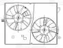 LFK0543 Электровентиляторы охлаждения с кожухом (2 вент.) Chevrolet Captiva/Opel Antara (06-) (LFK 0543) Luzar LUZAR підбір по vin на Brocar