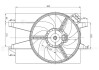 LFK1031 Электровентилятор охлаждения с кожухом Fiesta (01-)/Fusion (02-) (LFK 1031) Luzar LUZAR підбір по vin на Brocar