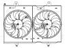 LFK141G4 Електровентилятор охолодження з кожухом (2шт) X-TRAIL T31 (07-) (LFK 141G4) Luzar LUZAR підбір по vin на Brocar