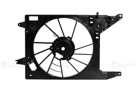 LFS0966 Діфузор радіатору RENAULT Logan (08-) A/C (LFS LUZAR підбір по vin на Brocar