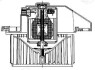 LFH08L5 Электровентилятор отопителя Hyundai Solaris II (17-) (LFh 08L5) Luzar LUZAR підбір по vin на Brocar