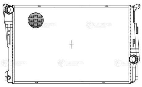 LRC26181 Радіатор охолодження BMW X3 (F25) (10-) АКПП (LRc 26181) Luzar LUZAR підбір по vin на Brocar