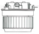 LFH1877 Э/вентилятор отоп. Audi A6 (C7) (11-) (LFh 1877) Luzar LUZAR підбір по vin на Brocar