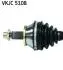 VKJC5108 Піввісь SKF підбір по vin на Brocar