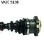 VKJC5108 Піввісь SKF підбір по vin на Brocar