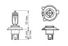 1987302827 Автолампа галогенова 35/35W BOSCH підбір по vin на Brocar