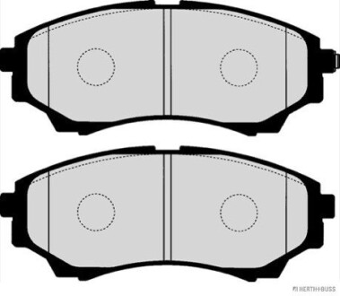 J3603068 Колодки гальмівні дискові передні Ford RANGER -12, Mazda BT-50 Пикап -15 (вир-во Jakoparts) JAKOPARTS підбір по vin на Brocar