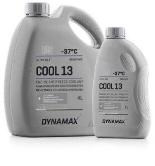 502579 Антифриз G13 DYNAMAX COOL ULTRA (фіолетовий) -37°C готовий (1L) DYNAMAX підбір по vin на Brocar