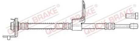 50856X Гальмівний шланг QUICK BRAKE підбір по vin на Brocar
