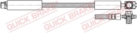50402X Гальмівний шланг QUICK BRAKE підбір по vin на Brocar