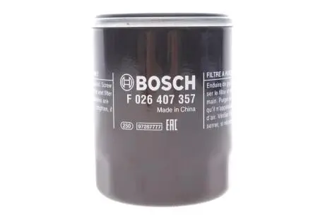 F026407357 МАСТИЛЬНИЙ ФІЛЬТР BOSCH підбір по vin на Brocar