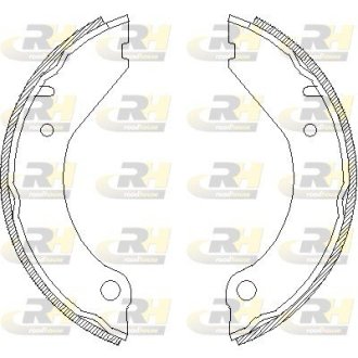 439900 Гальмівні колодки барабанні ROADHOUSE підбір по vin на Brocar