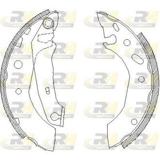 450701 Гальмівні колодки барабанні ROADHOUSE подбор по vin на Brocar