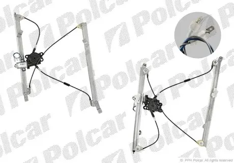 6055PSE2 Склопідйомник електричний POLCAR подбор по vin на Brocar