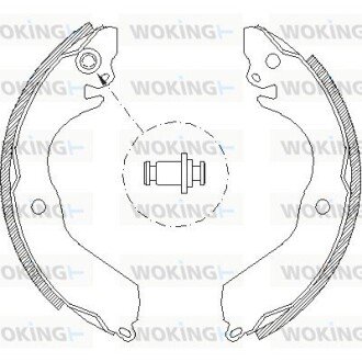 Z464700 Колодки тормозные WOKING підбір по vin на Brocar