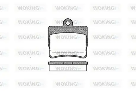 P730300 Колодки гальмівні WOKING підбір по vin на Brocar
