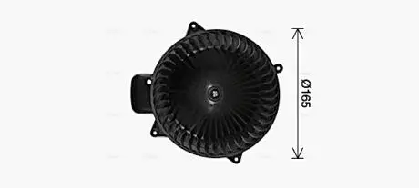 MS8765 Вентилятор обігрівача салону MB ML (W164) (05-), GL (X164) (06-) (MS8765) AVA AVA COOLING підбір по vin на Brocar